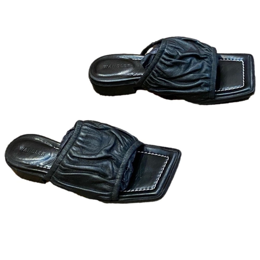 Wandler Slip On Sandals - Lambskin Leather - Size 7 - Picture 4 of 9